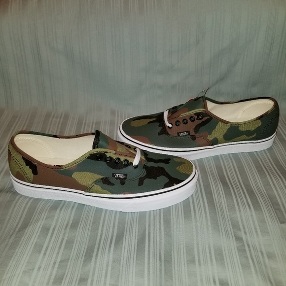 vans camouflage shoes
